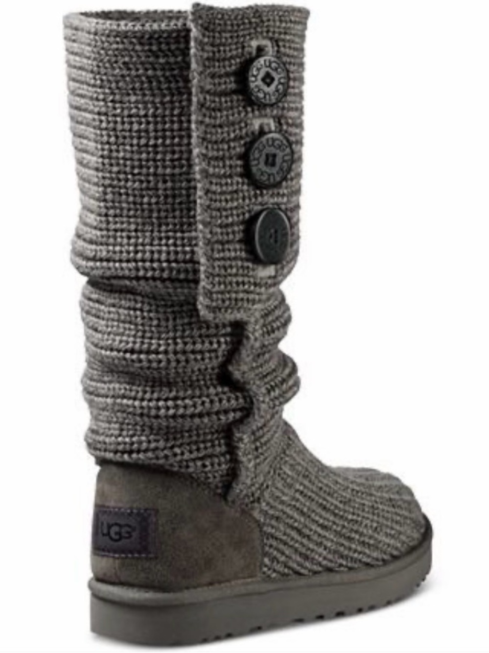 UGG Grey Knit Tall Boot